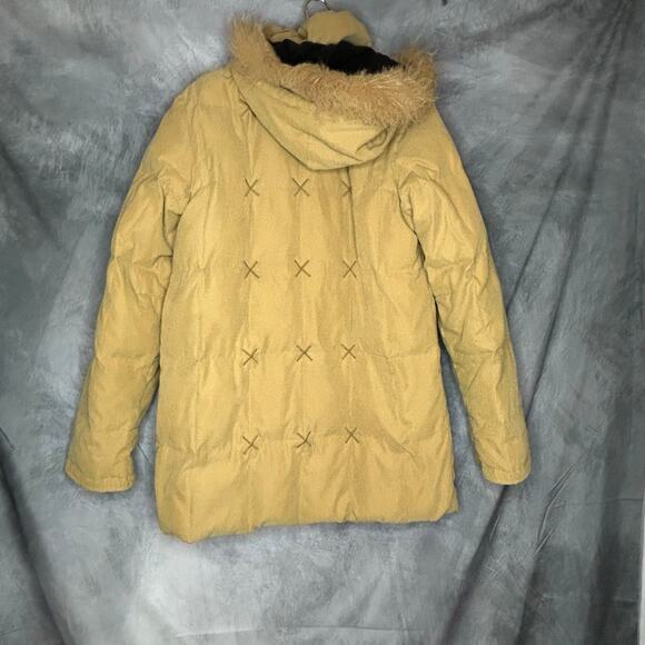 Jacket Coat Udex Design Brand Women P/S Runs Large Gorpcore Athleisure Yellow - Picture 2 of 8